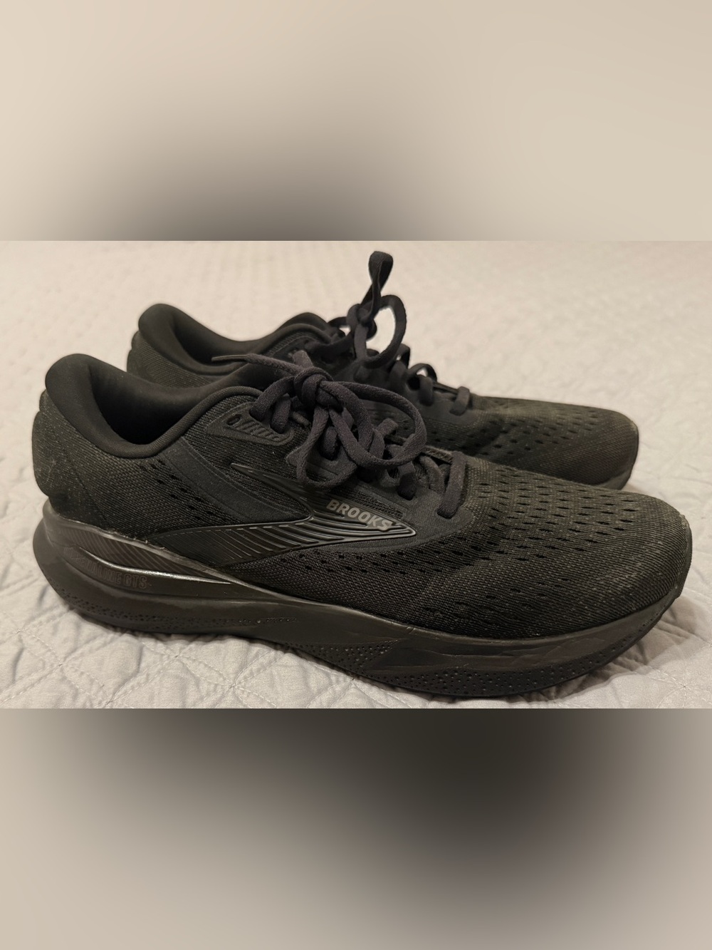Brooks Adrenaline GTS 24 Men's Size 8 Running Shoes Black DNA Loft 3 1104371D020